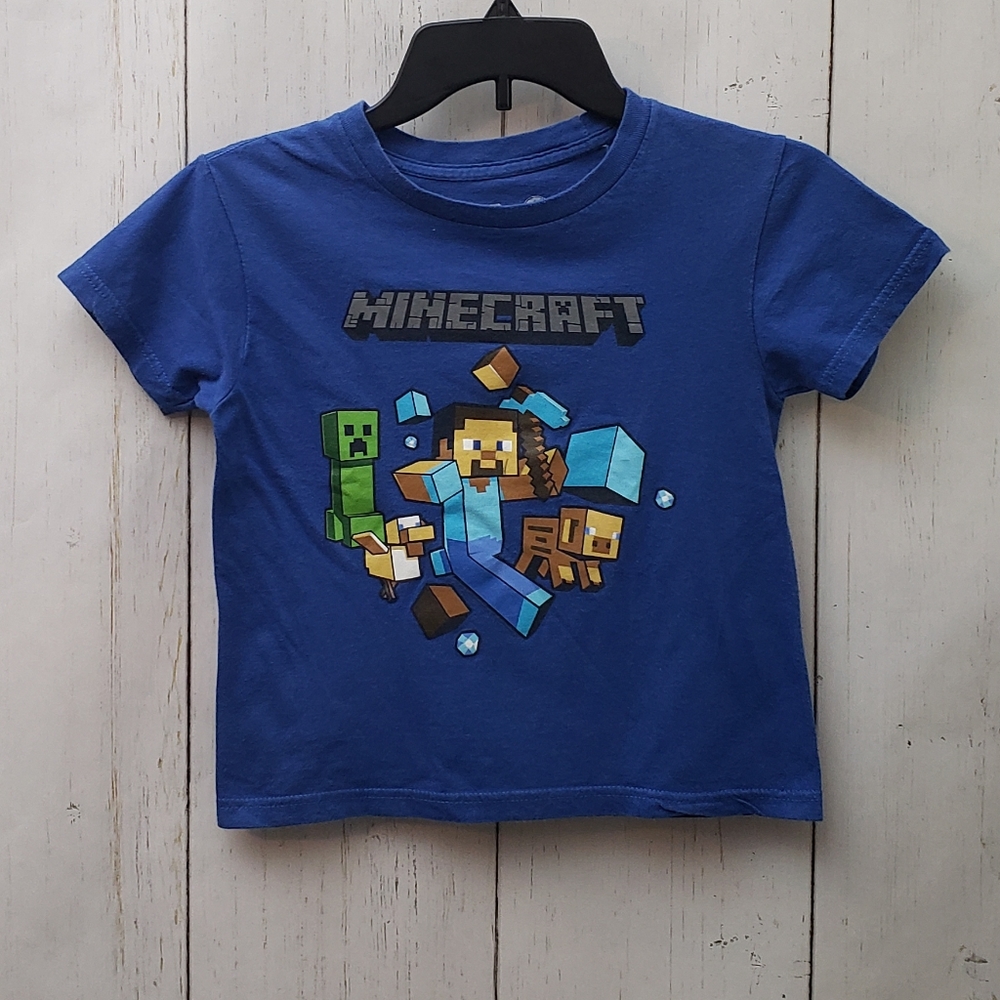 Minecraft Boys T-Shirt (XS) - Picture 1 of 6